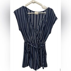 Navy Romper
